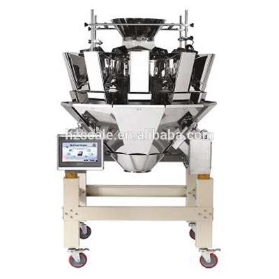 Manufacturer factory Model A10 CE approval stable performance  1.6L bucket combination multihead weigher for birds seeds