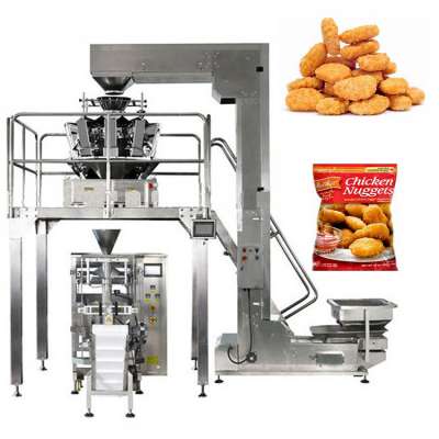 automatic chicken nuggets packing machine