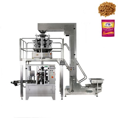 High speed pet food doypack sealing packing machine